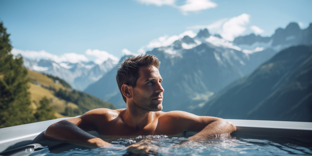 Ontspannen in mijn eigen jacuzzi