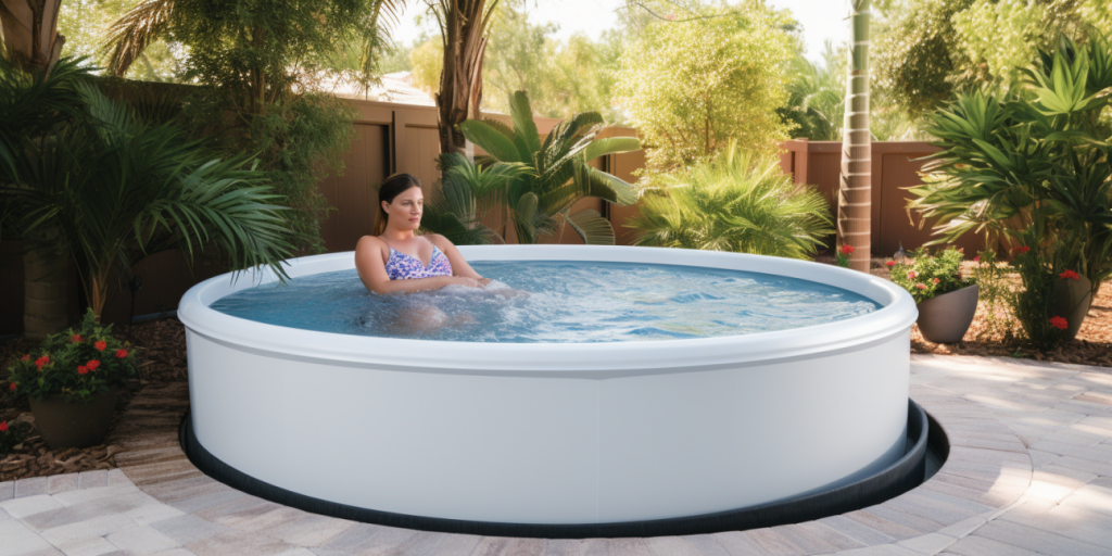 Een zwembad in mijn tuin